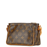 ルイ ヴィトン モノグラム ヴィバシテPM 斜め掛け ショルダーバッグ M51165 ブラウン PVC レザー レディース LOUIS VUITTON 【中古】